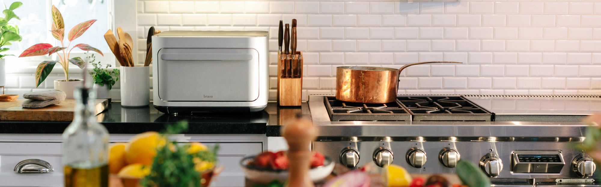 Brava Oven in kitchen