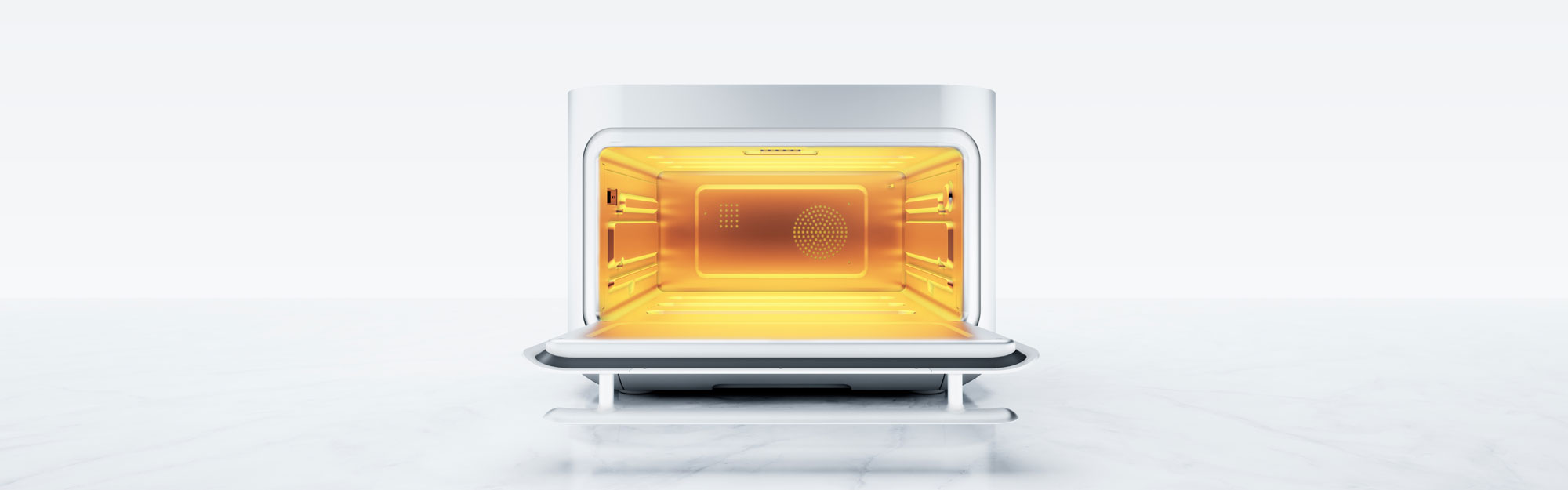 Brava Oven with door open