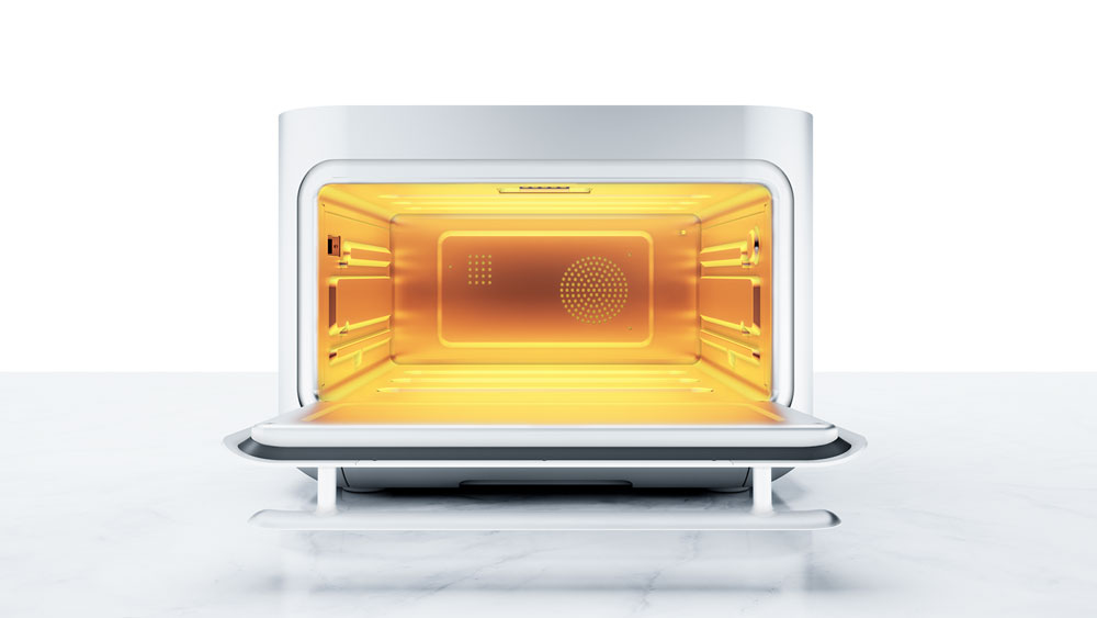 Brava Oven with door open